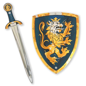 Liontouch Noble Knight foam sword blue for safe imaginative battles and pretend play.