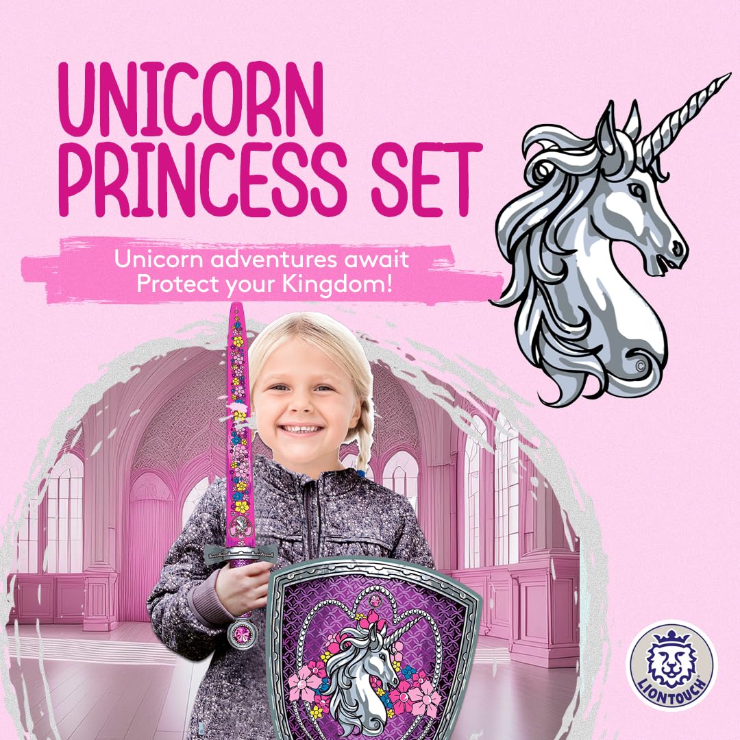 Liontouch Unicorn Princess shield-foam enabling active pretend battles safely
