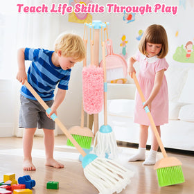 Lipneaed kids cleaning set mop ideal for role-play and sweeping motions.