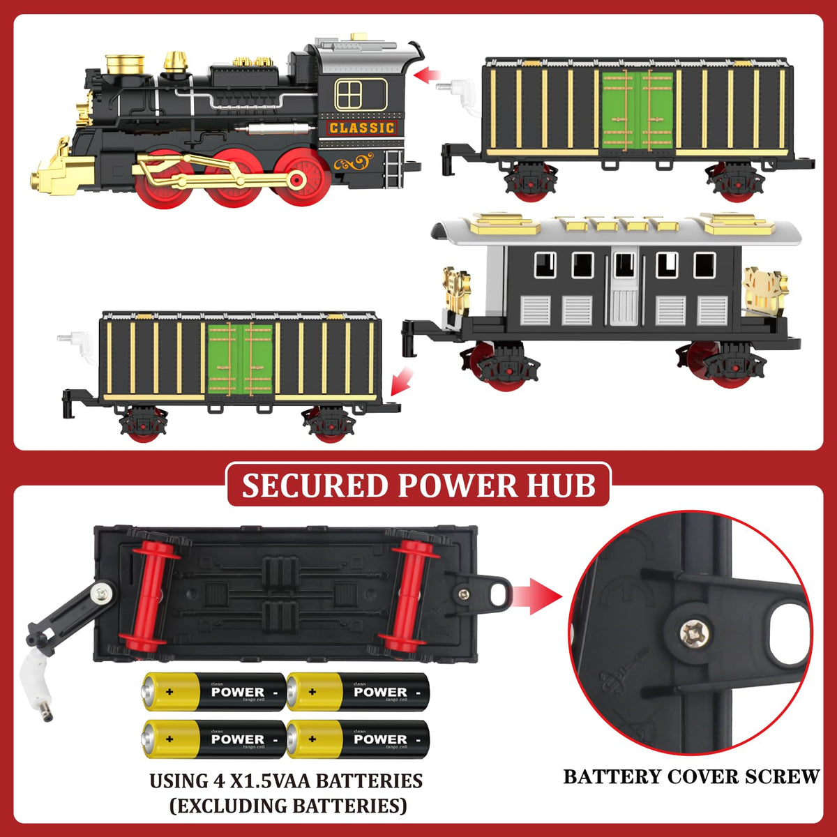 Lipneaed curved tracks enable flexible layouts for creative setups and safe looping.