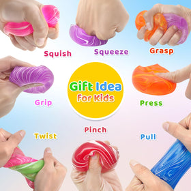 Liqilamii blue ice cube stress ball — portable relief during work breaks