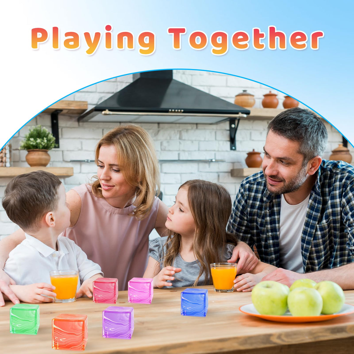 Liqilamii pink ice cube stress ball — cute sensory toy for kids and adults