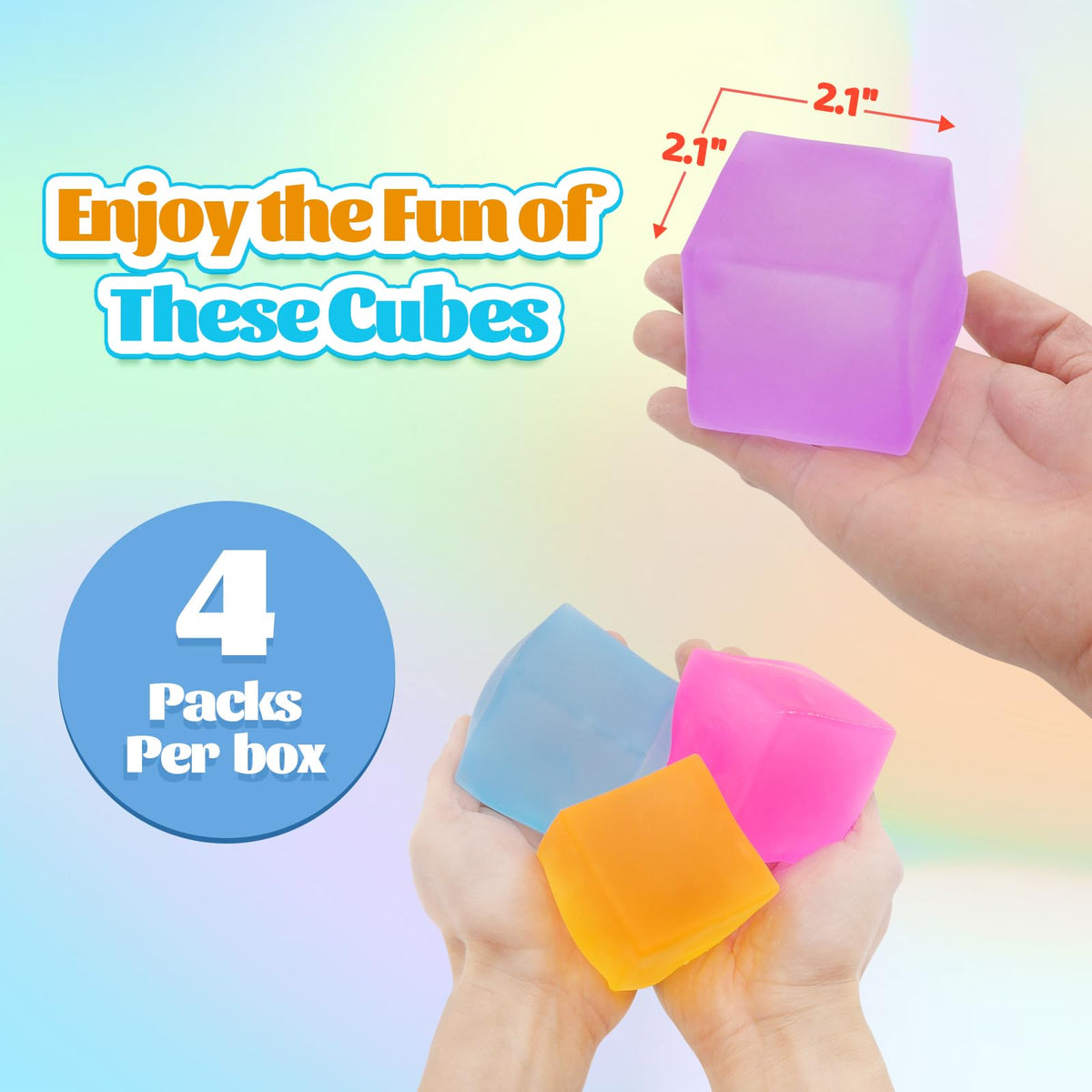 Liqilamii stress cube blue provides portable sensory calm during travel