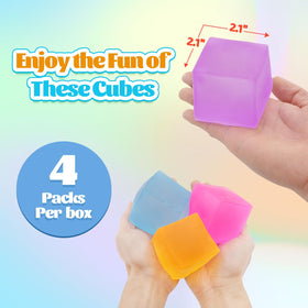 Liqilamii stress cube blue provides portable sensory calm during travel