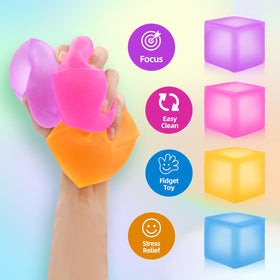 Liqilamii stress cube purple supports focus during study