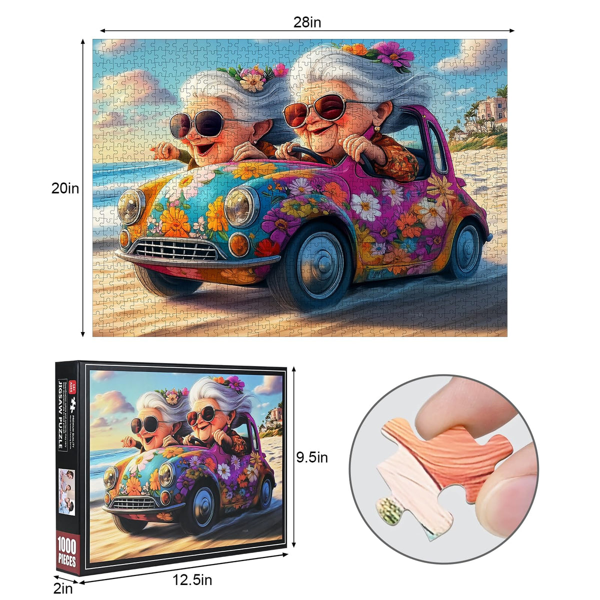 Lirches 1000-piece challenge for focused, mindful recreation