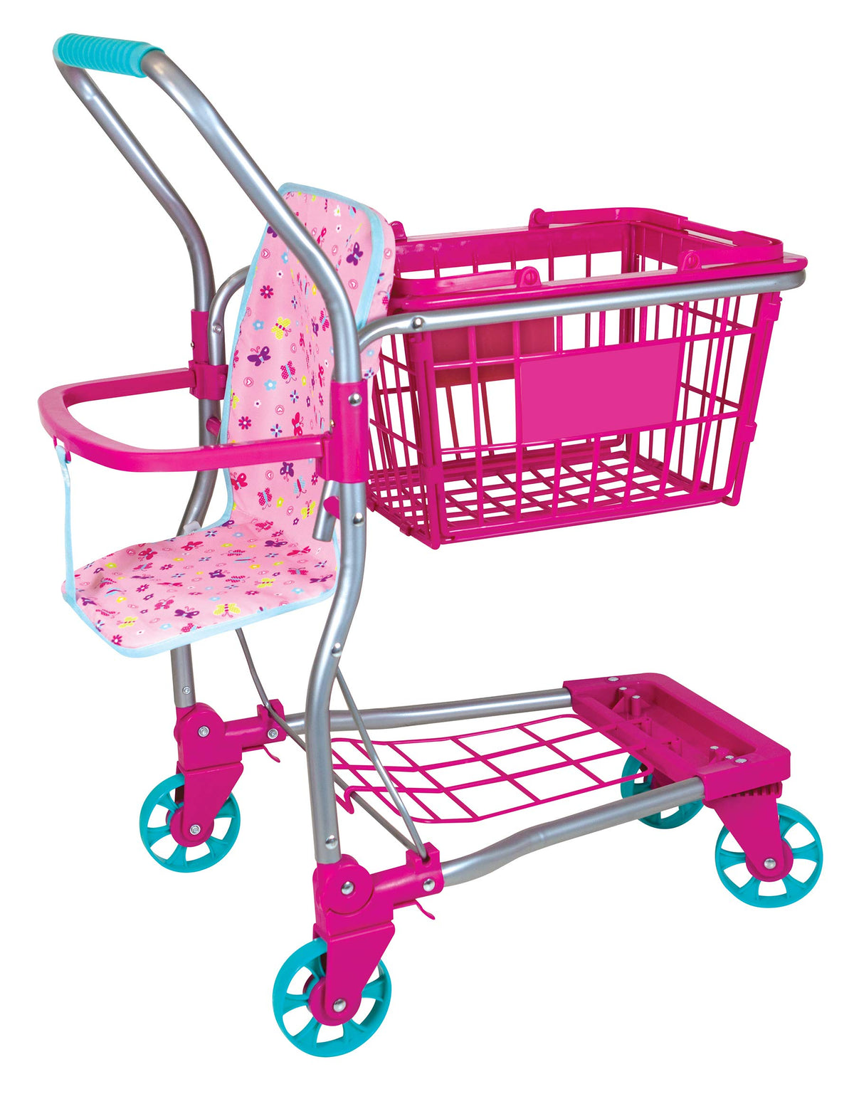 Lissi cart's turning front wheels enhance maneuverability for tiny hands