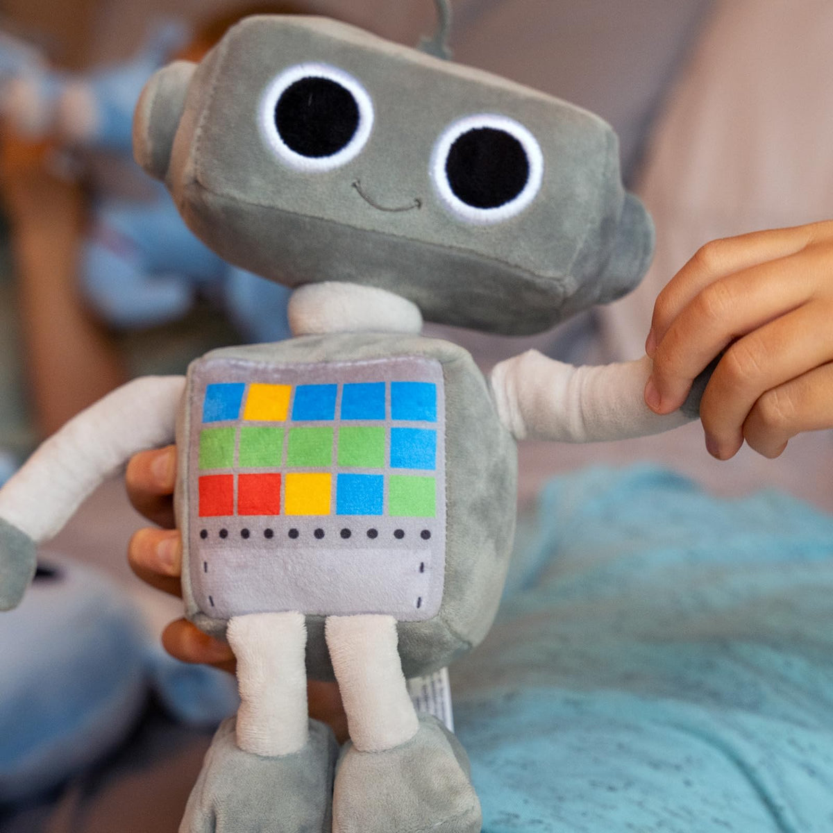 Listener Kids Jett the Robot plush shows premium stitching and detailing.