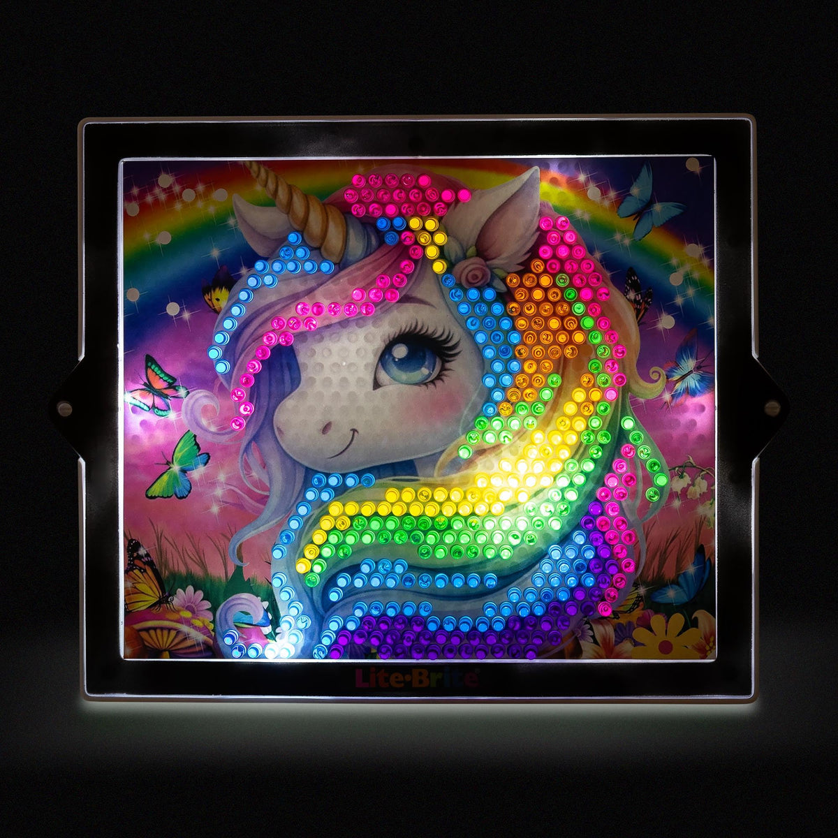 Lite-Brite Color Pop QR download unlocks extra Rainbow Dreams templates