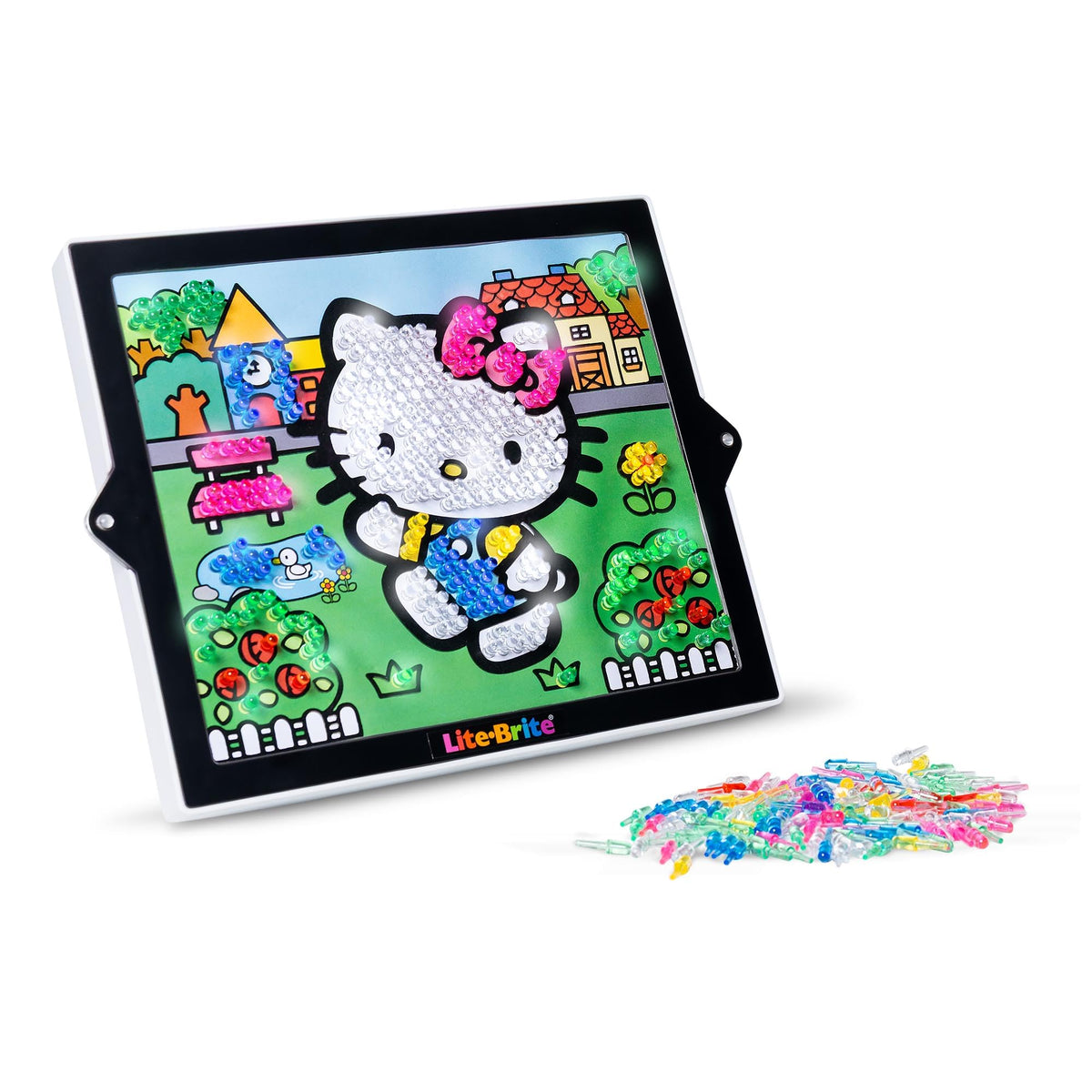Lite-Brite ColorPOP My Melody at the ferris wheel shines with rich detail for intricate art