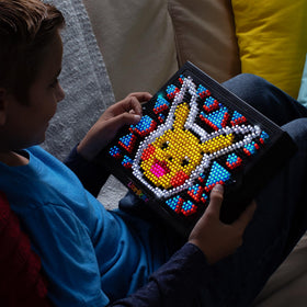 Lite Brite Pokemon Edition 1,000 pegs provide colorful, artful depth