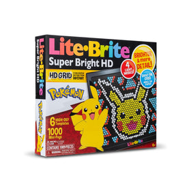 Lite Brite Pokemon Edition USB port enables convenient power options
