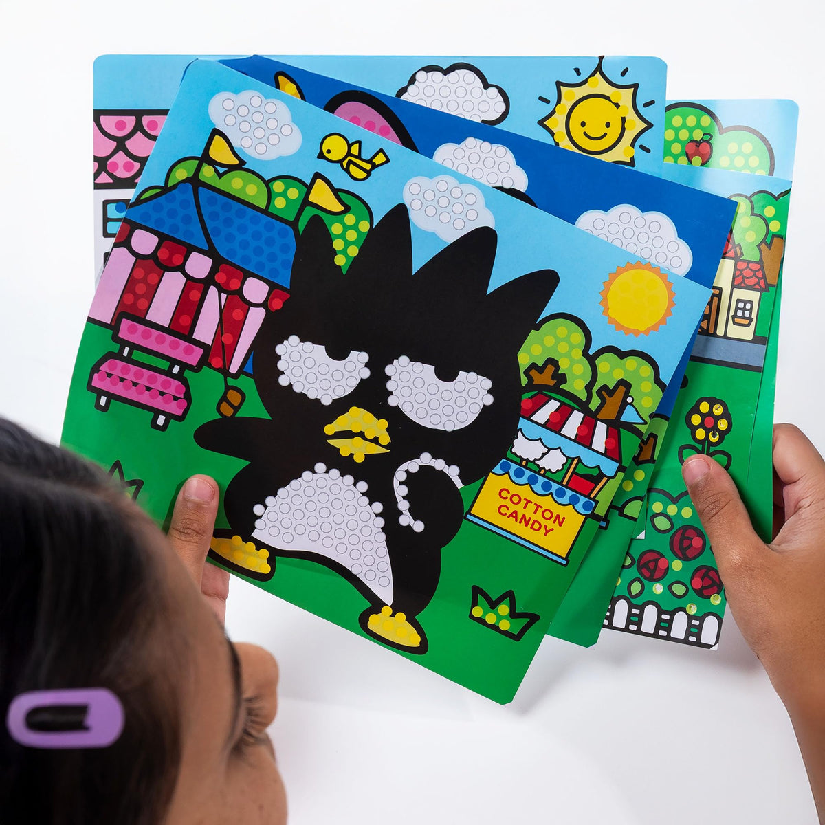 Lite-Brite pull-out easel makes displaying glowing artwork easy
