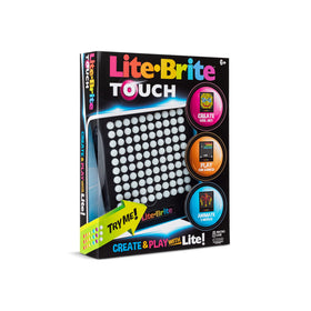 Lite-Brite Touch game modes for solo or shared play