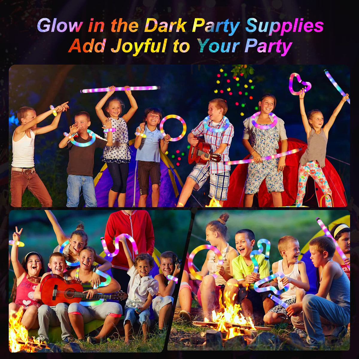 LitFP glow sticks come with a sturdy storage box for easy cleanup.