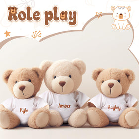 Litherr S knit t-shirts for plush bears: versatile wardrobe options