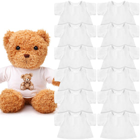 Litherr S stuffed bear clothes pack: 12 knit shirts for 8–12 inch plush bears