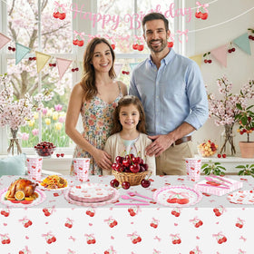 Litmitfu cherry dinner plates 9in offer durable, food-safe service