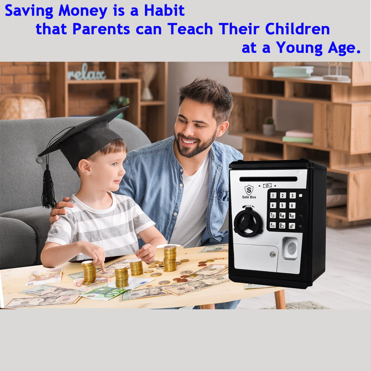 Litpggy safety design keeps kids' items organized and safe.