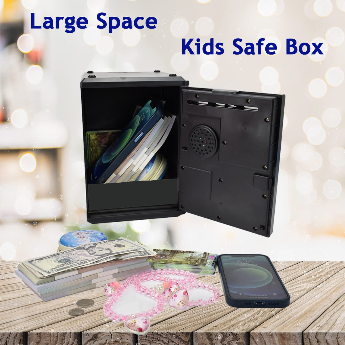 Litpggy voice prompts guide kids with time and saving reminders.