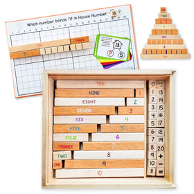 Little Bud Kids House of Number Buddies board for hands-on number bonds practice.