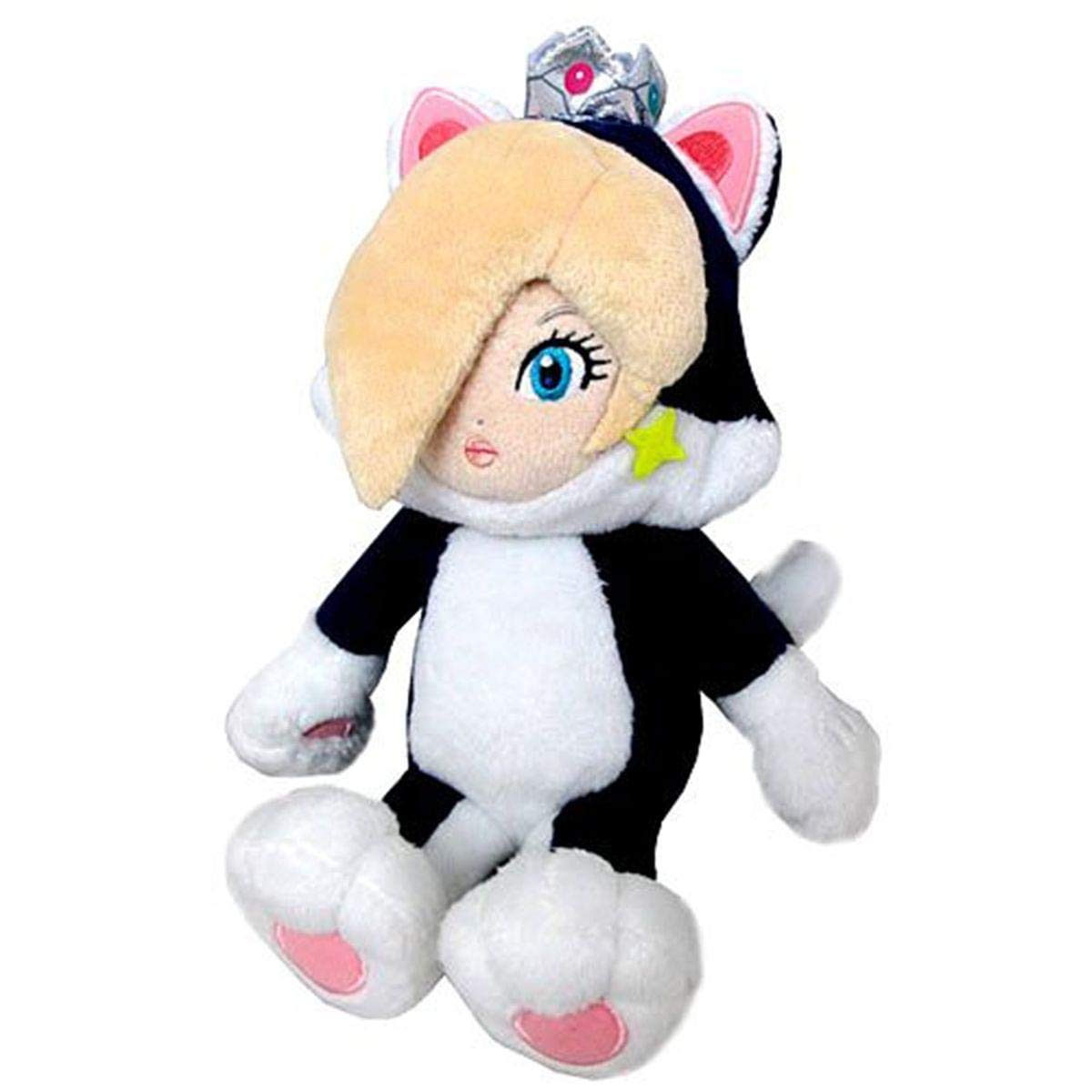 Little Buddy Cat Rosalina plush front view, soft and cuddly for cozy playtime.
