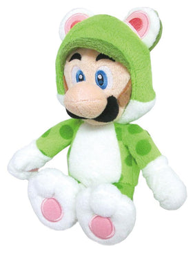 Little Buddy Luigi Cat Plush front view, soft and cuddly for play.
