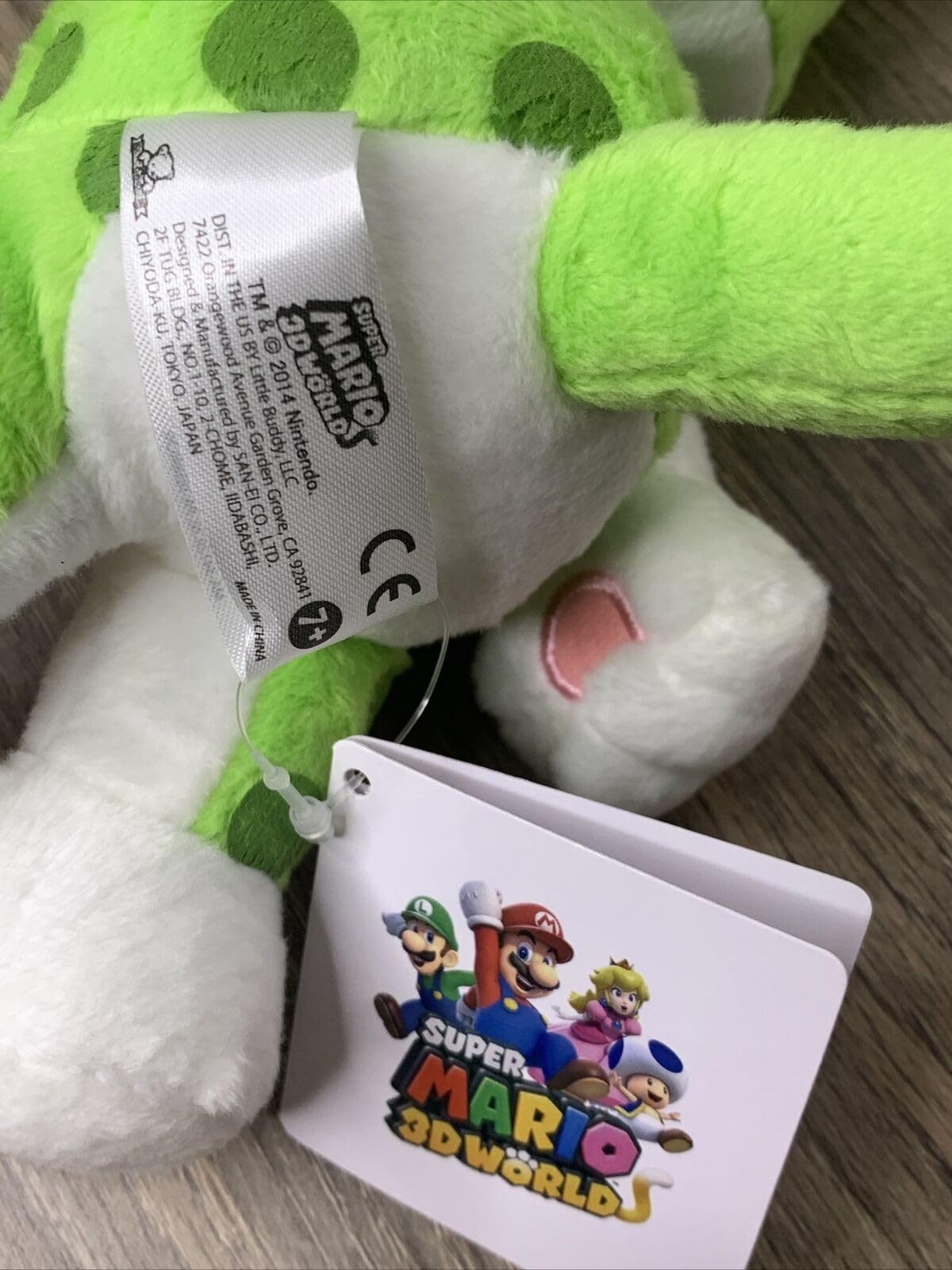 Little Buddy Luigi Cat Plush officially licensed label visible.