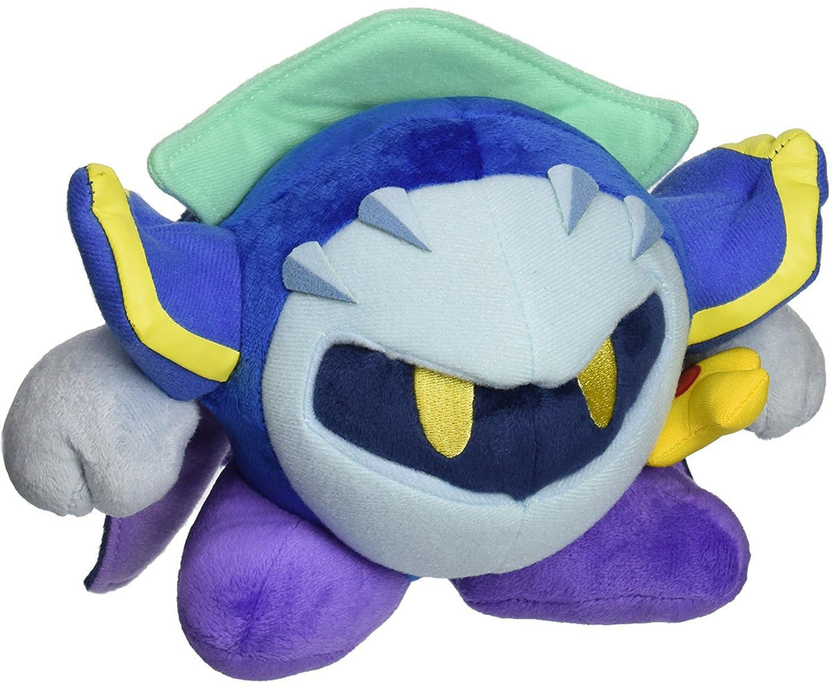 Little Buddy Meta Knight plush front view, soft fabric perfect for cuddling after a long day.