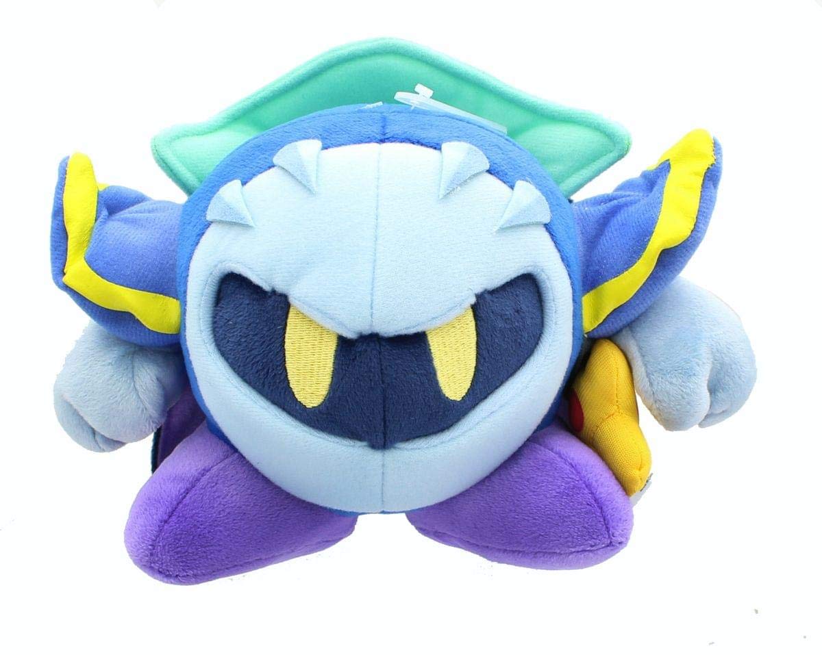 Little Buddy Meta Knight plush side view, ideal desk companion for everyday focus.