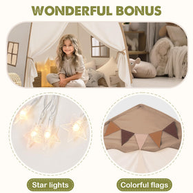 Little Dove tent shows 59x39x59 inches dimensions for planning