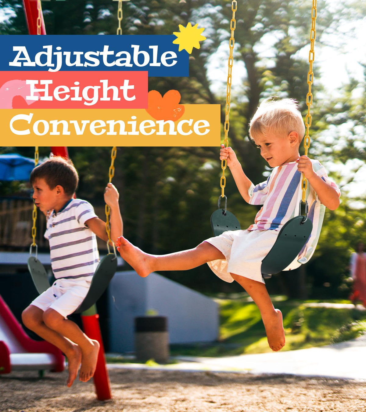 Little Dove 26.4x5.5-inch seat offers comfortable support up to 330 lbs.