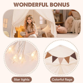 Little Dove extra-large tent with double windows for ventilation and comfort