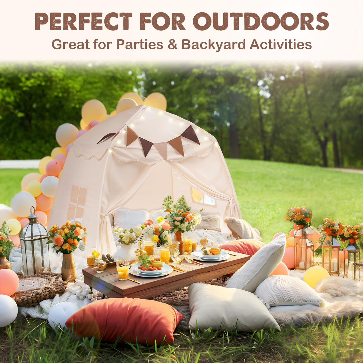 Little Dove foldable and portable play tent ideal for travel and parks