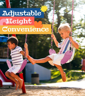 Little Dove finger-safe design protects young swingers during play