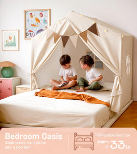 Little Dove Kids Tent shows two windows for ventilation