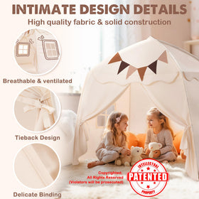 Little Dove portable foldable tent travels easily for indoor and outdoor fun