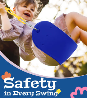 Little Dove PPC-coated 30-inch chain section improves rust resistance and reliable seat security.