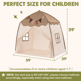 Little Dove premium fabric and sturdy fiberglass frame in use