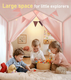 Little Dove tent with soft polyester fabric for safe play.