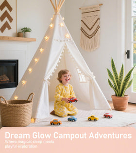 Little Dove teepee ground mat offers soft cushioned play space