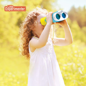 Little Experimenter binoculars ergonomic handle ensures easy gripping for small hands.