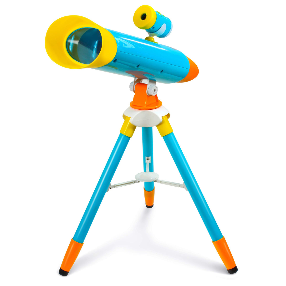 Little Experimenter projector telescope shows space images on the wall for kids.