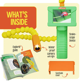 Little Experimenter waterproof snake scope for ponds and fish tank adventures.