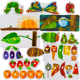 Little Folk Visuals Caterpillar cut felt piece for toddlers promotes color recognition and fine motor play