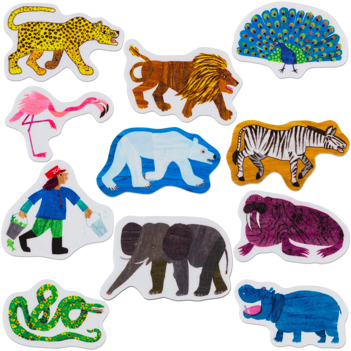 Little Folk Visuals polar bear pieces for felt board enhance interactive storytelling