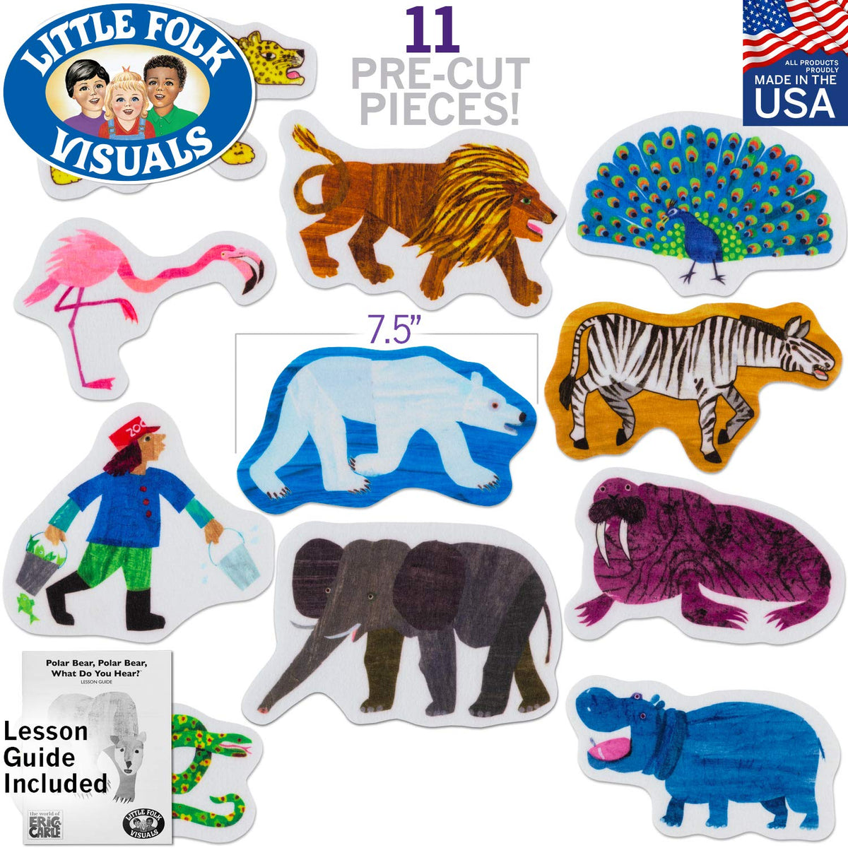 Little Folk Visuals precut felt pieces boost hands-on play and fine motor skills