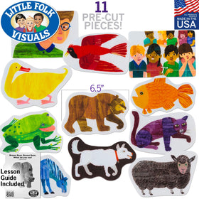 Little Folk Visuals precuts felt pieces support imaginative play and visual storytelling in early education.