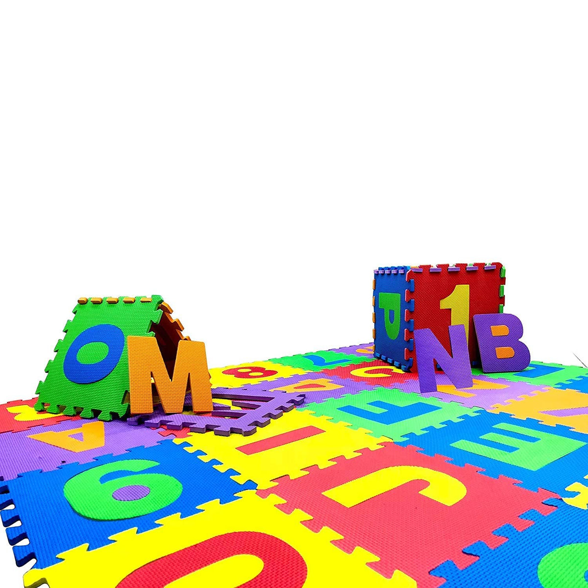 Little Fun Times alphabet play mat tiles for soft learning space