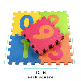 Little Fun Times waterproof and stain-resistant foam tiles wipe clean easily
